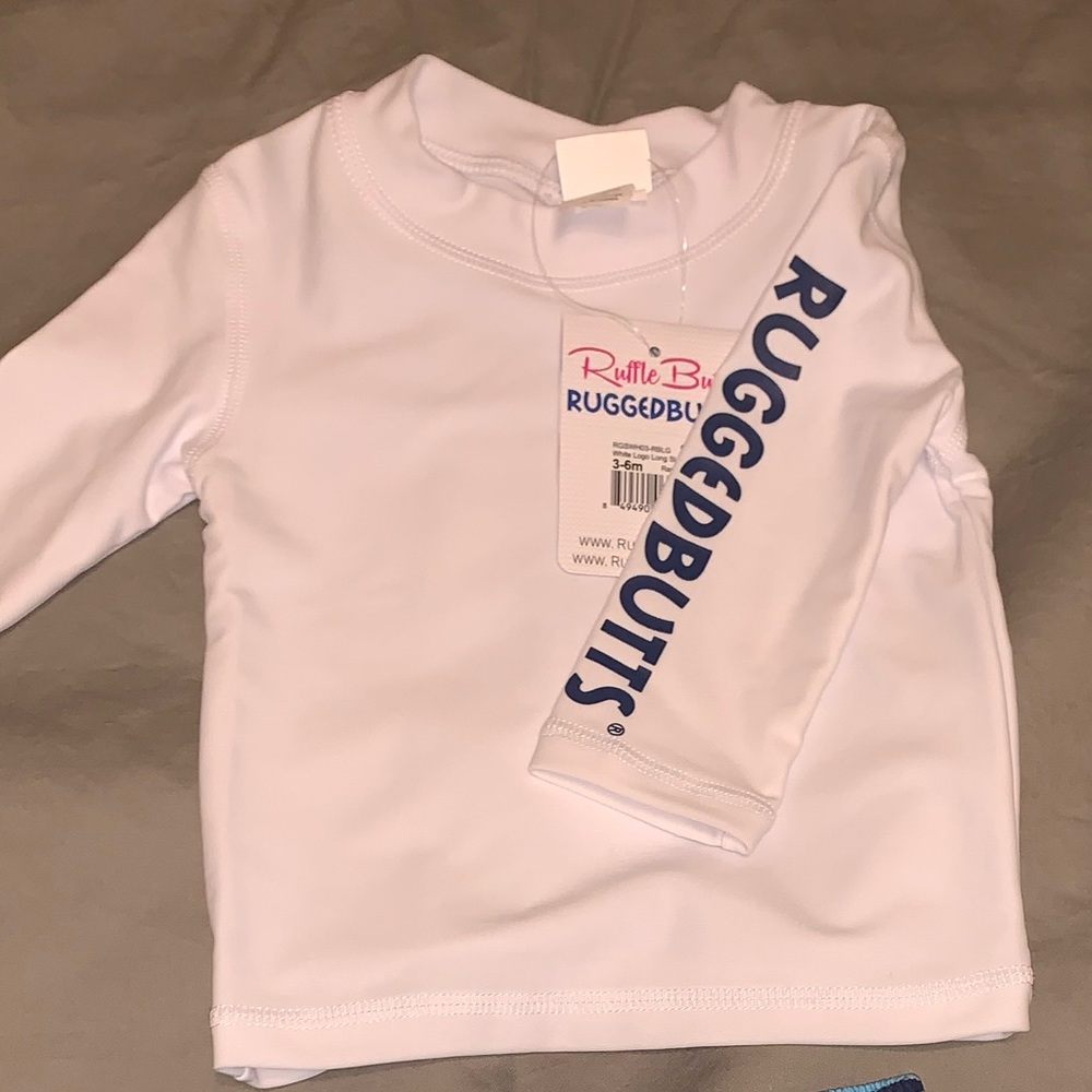 Rugged Butts 3-6 Month Rash Guard NWT